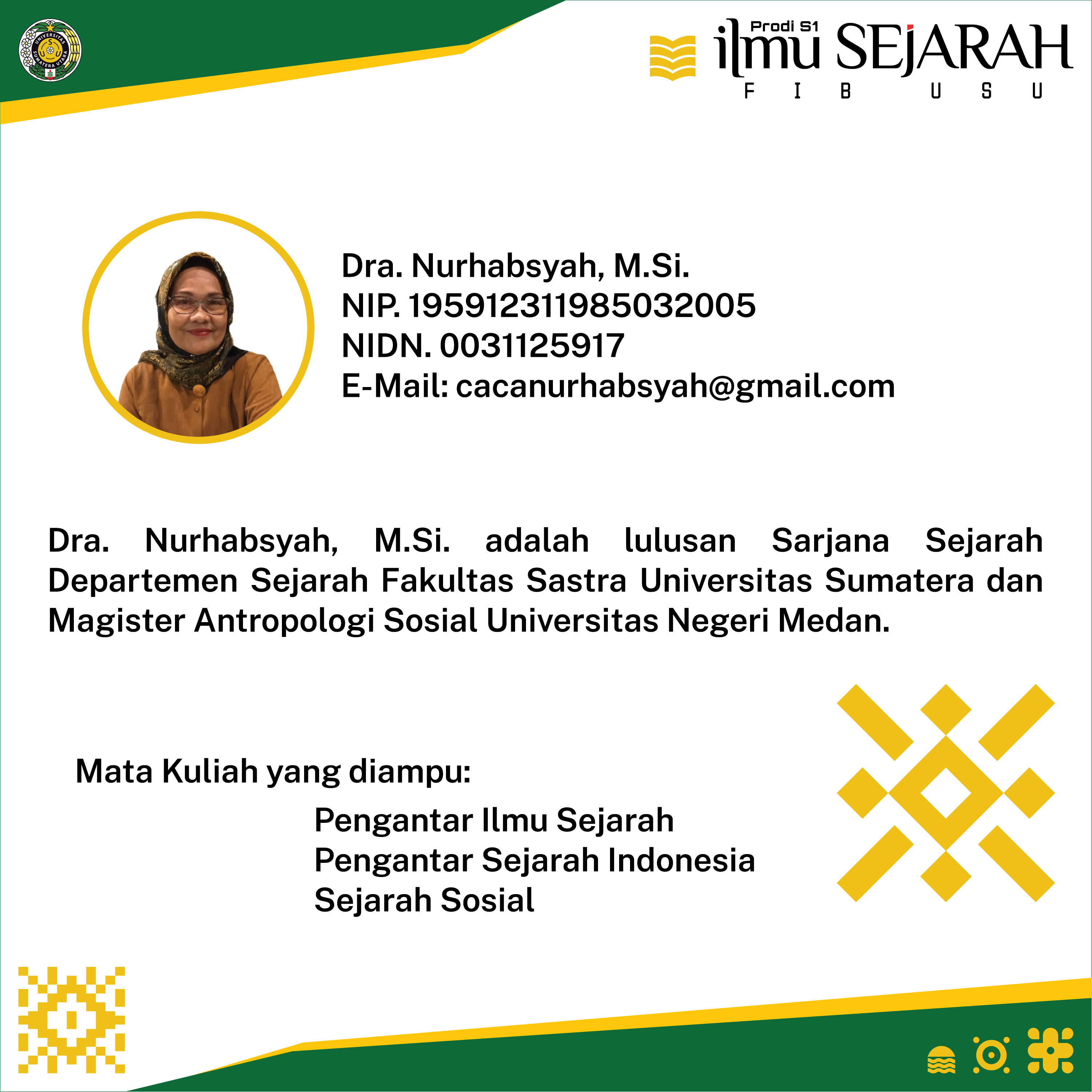 Profil Ibu Nurhabsyah