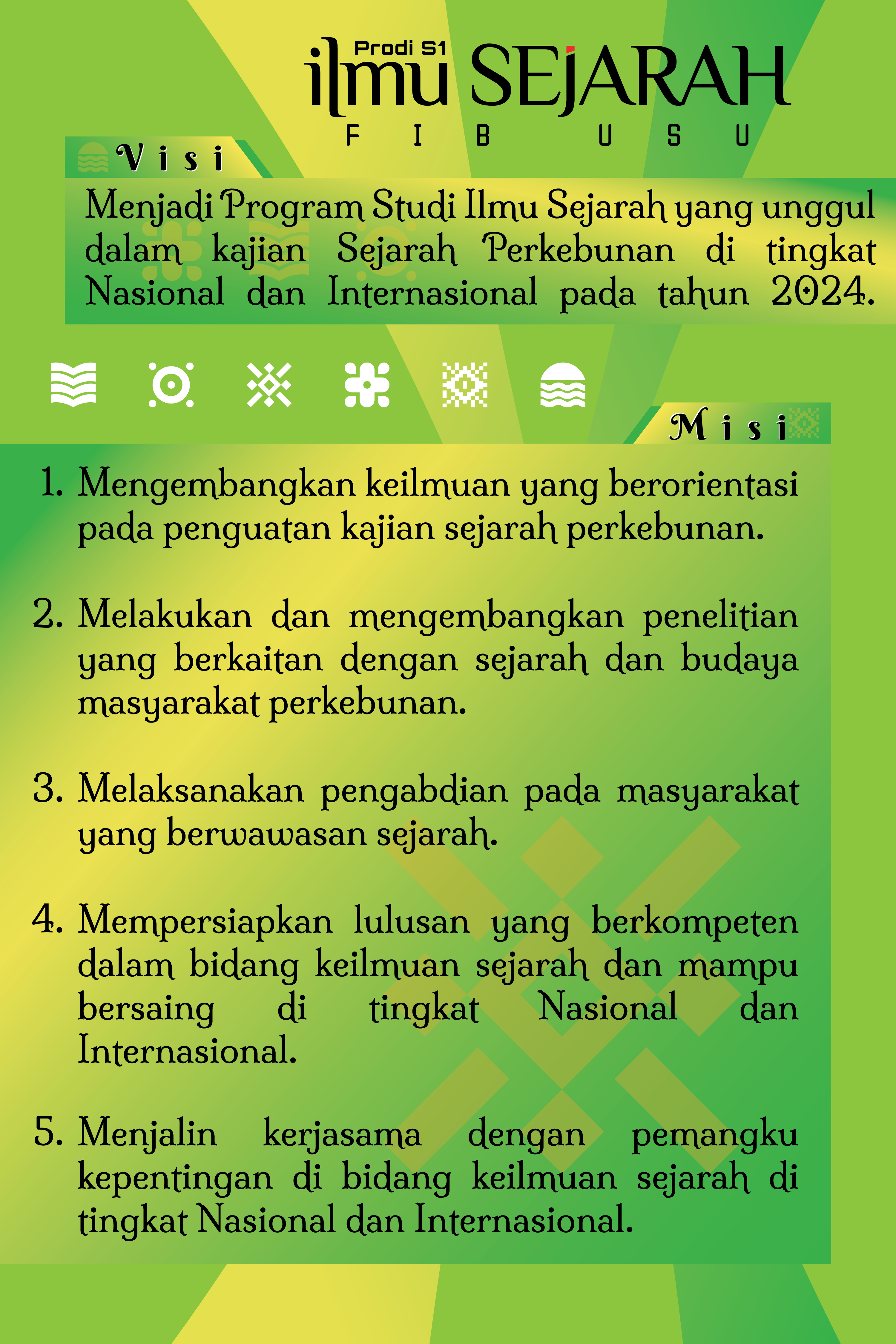 Visi dan Misi Prodi S1 Ilmu Sejarah FIB USU